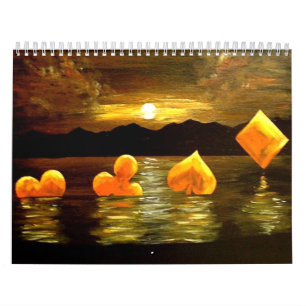 POKER-KUNST-KASINO-DEKOR-KALENDER 2010 KALENDER