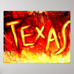 POKER-KUNST-KASINO-DEKOR TEXAS-GRIFF-EM HOLDEM POSTER