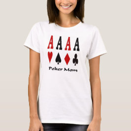 Poker Mama 4 As's Baby Doll T-Shirt
