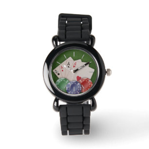 Poker-Manie Armbanduhr