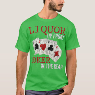 Poker nach oben hinten T-Shirt