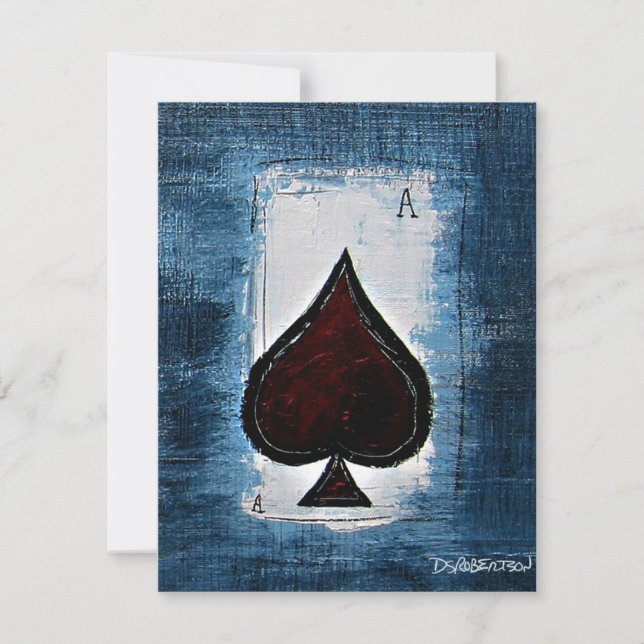 Poker Night Einladung (Vorderseite)