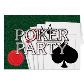 Poker-Party-Karte