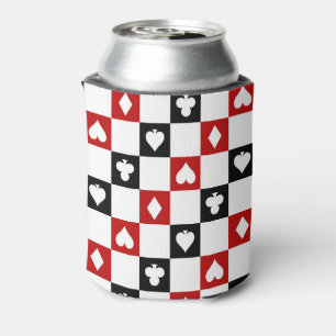 Poker-Partysanzug-Muster-Kühler Dosenkühler
