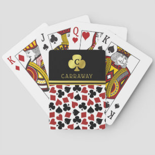 Poker Player Gambler Casino Card Anzug Individuell Spielkarten