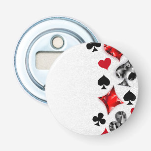 Poker Player Gambler Kartenspielen Anzug Las Vegas Flaschenöffner