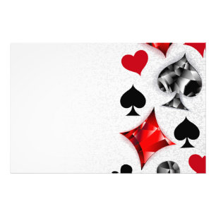 Poker Player Gambler Kartenspielen Anzug Las Vegas Fotodruck