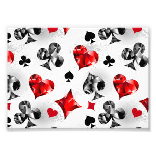Poker Player Gambler Kartenspielen Anzug Las Vegas Fotodruck