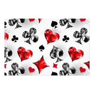 Poker Player Gambler Kartenspielen Anzug Las Vegas Fotodruck
