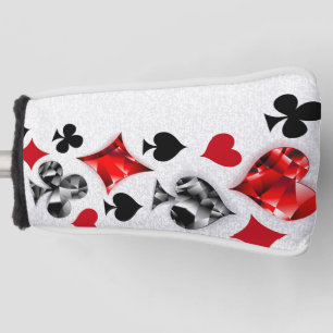 Poker Player Gambler Kartenspielen Anzug Las Vegas Golf Headcover