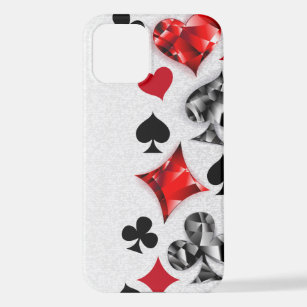 Poker Player Gambler Kartenspielen Anzug Las Vegas iPhone 12 Hülle