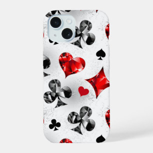 Poker Player Gambler Kartenspielen Anzug Las Vegas iPhone 15 Hülle