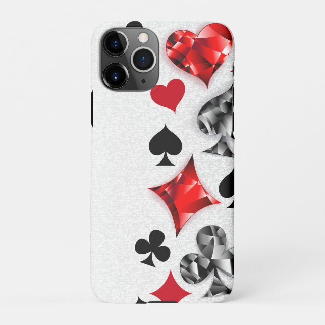 Poker Player Gambler Kartenspielen Anzug Las Vegas iPhone Hülle (Rückseite)
