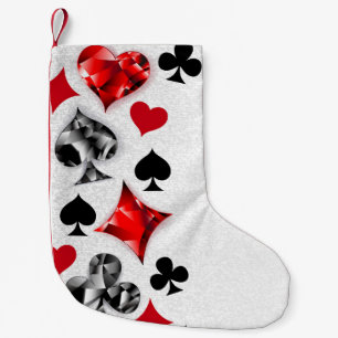 Poker Player Gambler Kartenspielen Anzug Las Vegas Kleiner Weihnachtsstrumpf