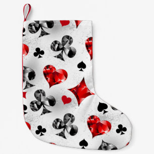 Poker Player Gambler Kartenspielen Anzug Las Vegas Kleiner Weihnachtsstrumpf