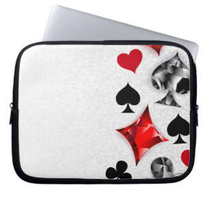Poker Player Gambler Kartenspielen Anzug Las Vegas Laptopschutzhülle