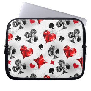 Poker Player Gambler Kartenspielen Anzug Las Vegas Laptopschutzhülle