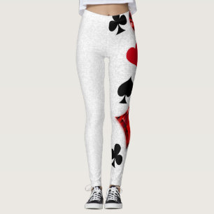 Poker Player Gambler Kartenspielen Anzug Las Vegas Leggings
