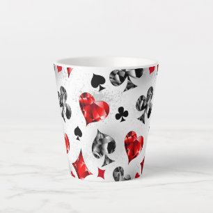 Poker Player Gambler Kartenspielen Anzug Las Vegas Milchtasse