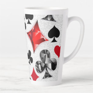 Poker Player Gambler Kartenspielen Anzug Las Vegas Milchtasse