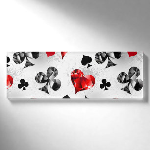 Poker Player Gambler Kartenspielen Anzug Las Vegas Namenschild