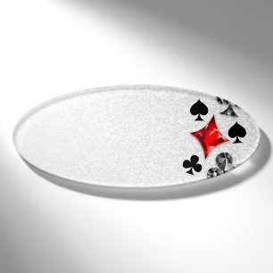 Poker Player Gambler Kartenspielen Anzug Las Vegas Namenschild