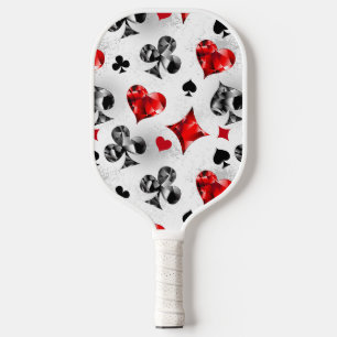Poker Player Gambler Kartenspielen Anzug Las Vegas Pickleball Schläger
