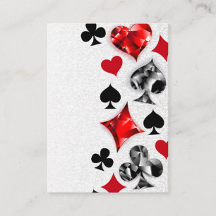 Poker Player Gambler Kartenspielen Anzug Las Vegas Platzkarte