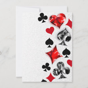 Poker Player Gambler Kartenspielen Anzug Las Vegas Save The Date