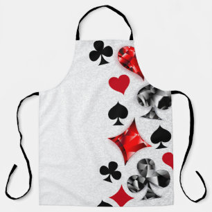 Poker Player Gambler Kartenspielen Anzug Las Vegas Schürze