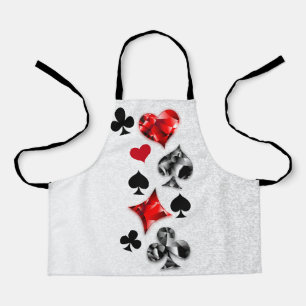 Poker Player Gambler Kartenspielen Anzug Las Vegas Schürze