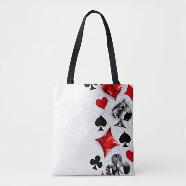Poker Player Gambler Kartenspielen Anzug Las Vegas Tasche (Vorderseite)