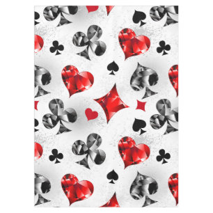Poker Player Gambler Kartenspielen Anzug Las Vegas Tischdecke