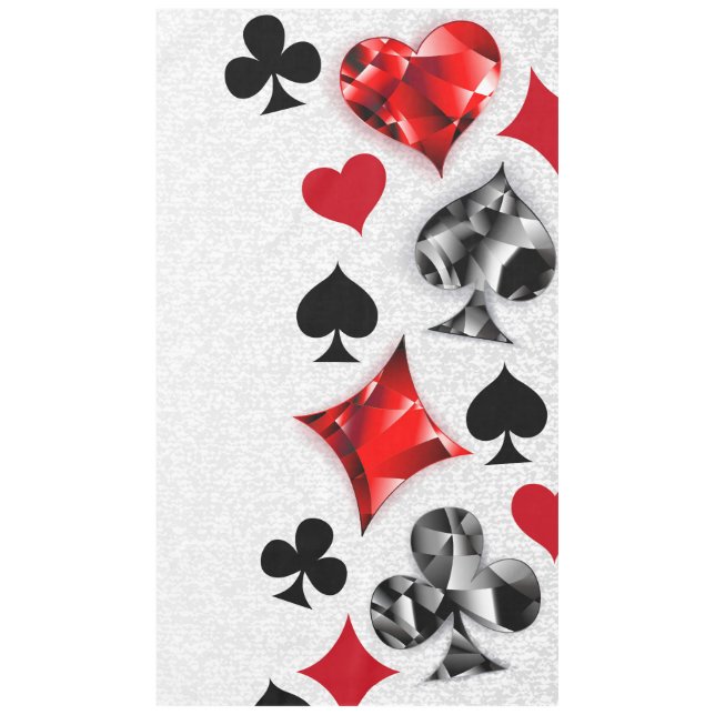 Poker Player Gambler Kartenspielen Anzug Las Vegas Tischdecke (Vorderseite)