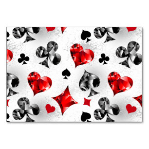 Poker Player Gambler Kartenspielen Anzug Las Vegas Tischnummer
