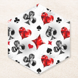 Poker Player Gambler Kartenspielen Anzug Las Vegas Untersetzer