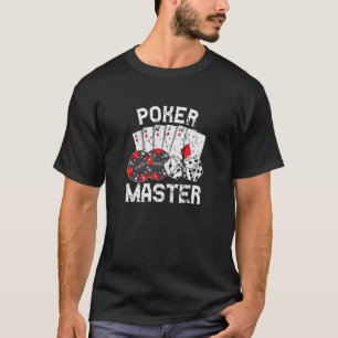 Poker Player Gamino Karten setzen Texas Hold Em T-Shirt