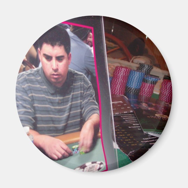 Poker-Player-Magnet Magnet (Vorne)