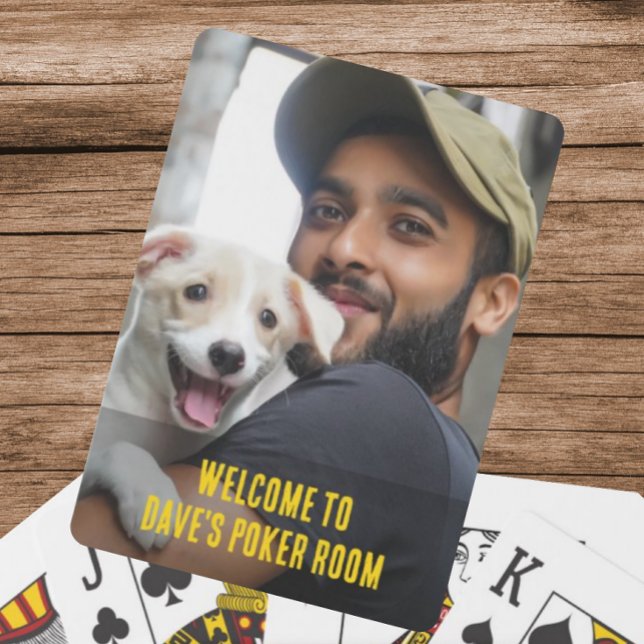 Poker Playing Cards - Anpassbar - Foto + Text Spielkarten (Von Creator hochgeladen)