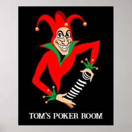 Poker Poster - Customizable - Poker Joker