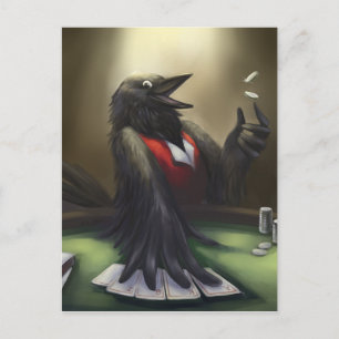 Poker Postkarte