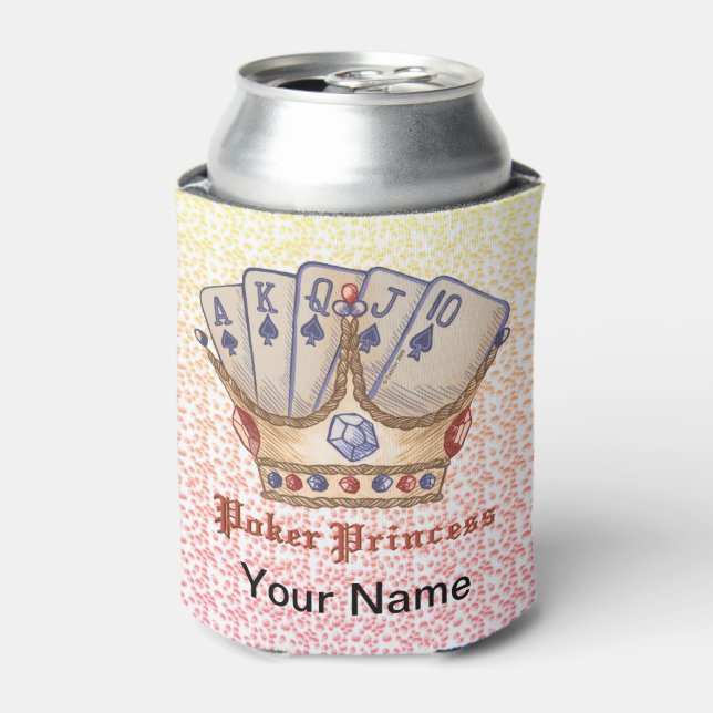 Poker Princess Can Cooler Dosenkühler (Kanne Vorderseite)