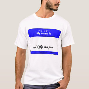 POKER-REINFALL DER ZWEI PAAR-NAMEN-SHIRT TEXAS T-Shirt