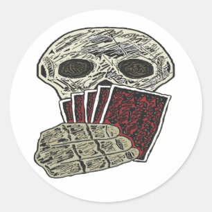 Poker Runder Aufkleber