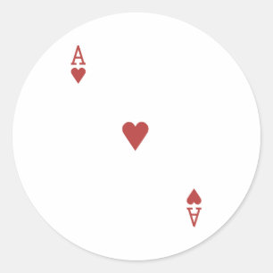 Poker Runder Aufkleber