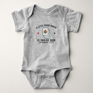 Poker Säugling - Kleiner Poker Player kommt bald Baby Strampler