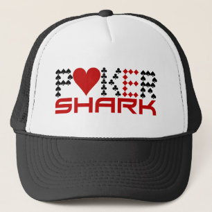 Poker Shark hat Truckerkappe
