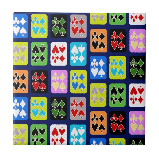 Poker Solitaire Spades Fliese (Vorderseite)