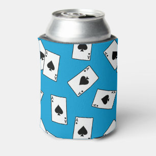Poker Spieler gewinnt Karte Dosenkühler
