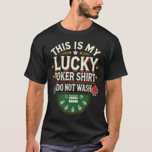 Poker Spieler Poker Liebhaber Glücksspiel Karten P T-Shirt